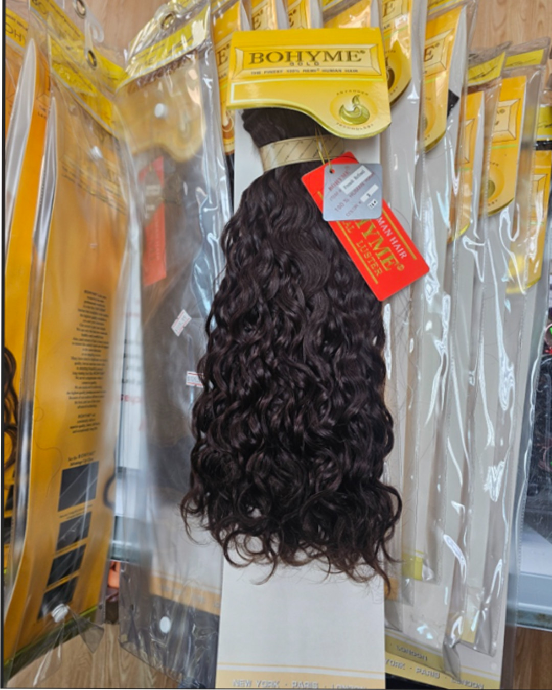 bohyme hair extensions 100% human French Refined & Straight 12″ ~ 14″ -Brand New