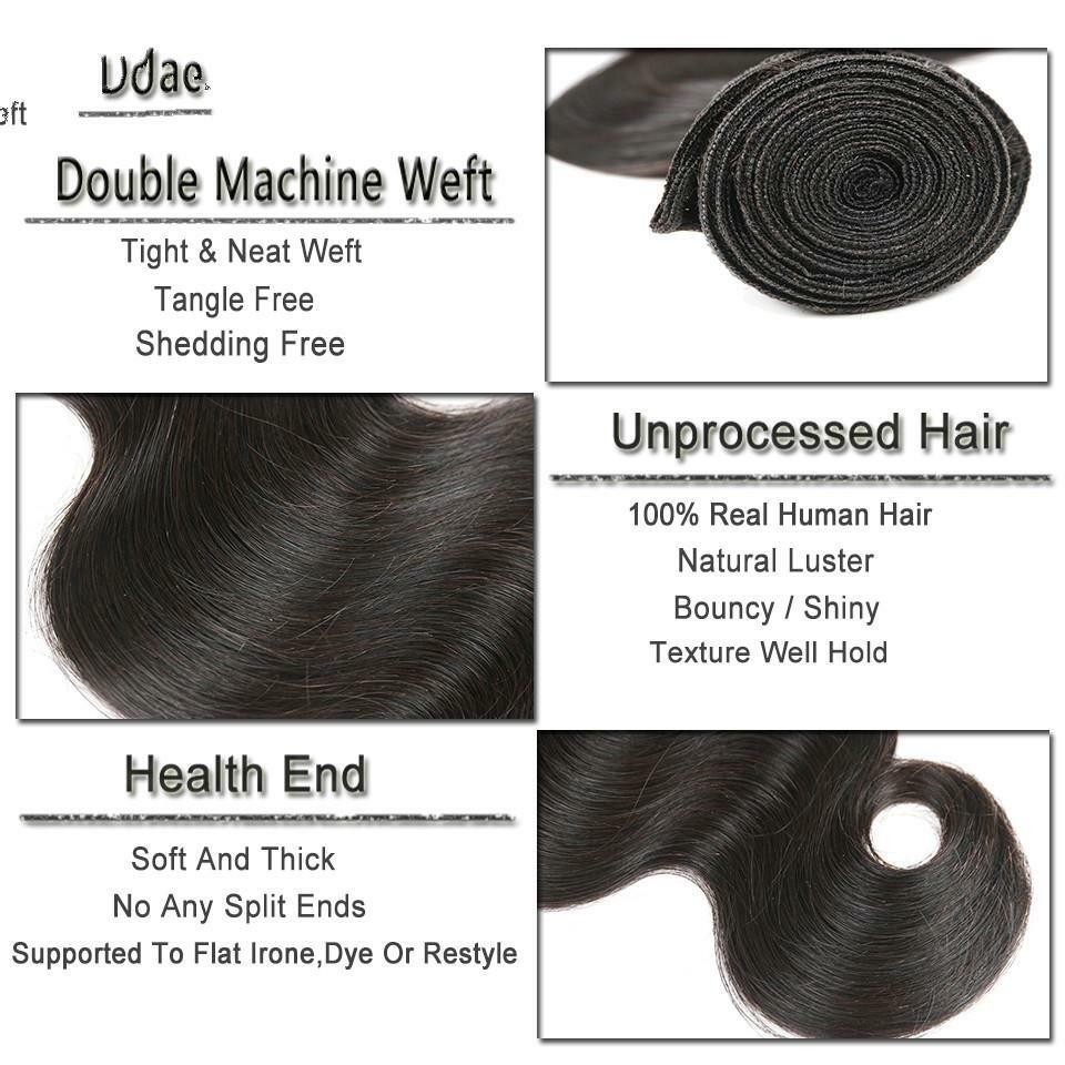 Brazilian & Indian Human Hair Weave Virgin Remy Sew In Body Wave 2 Bundles