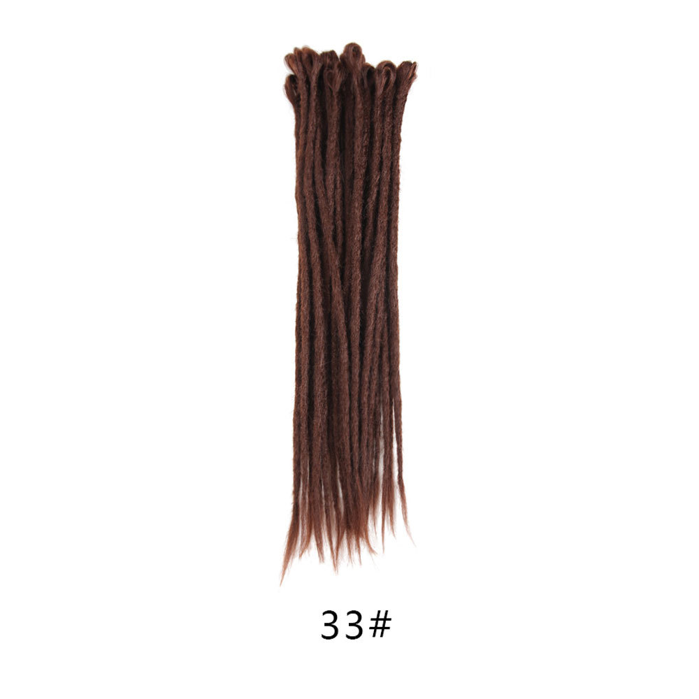 50cm Ombre Dreadlocks Extensions Crochet Braiding Hair Dreads Locs Synthetic New