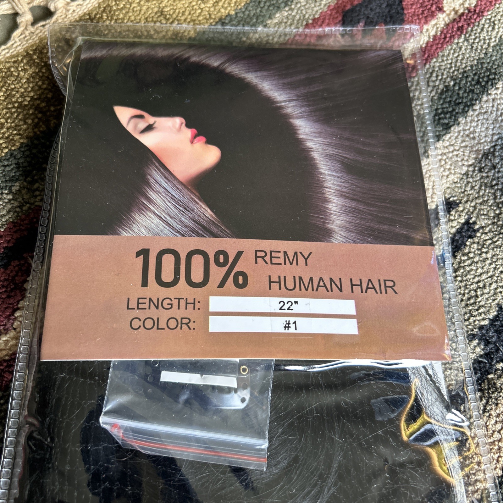 New ~ Human Hair Extensions Clip In Real Remy Hair Extensions Bonus Mousse FSHIP