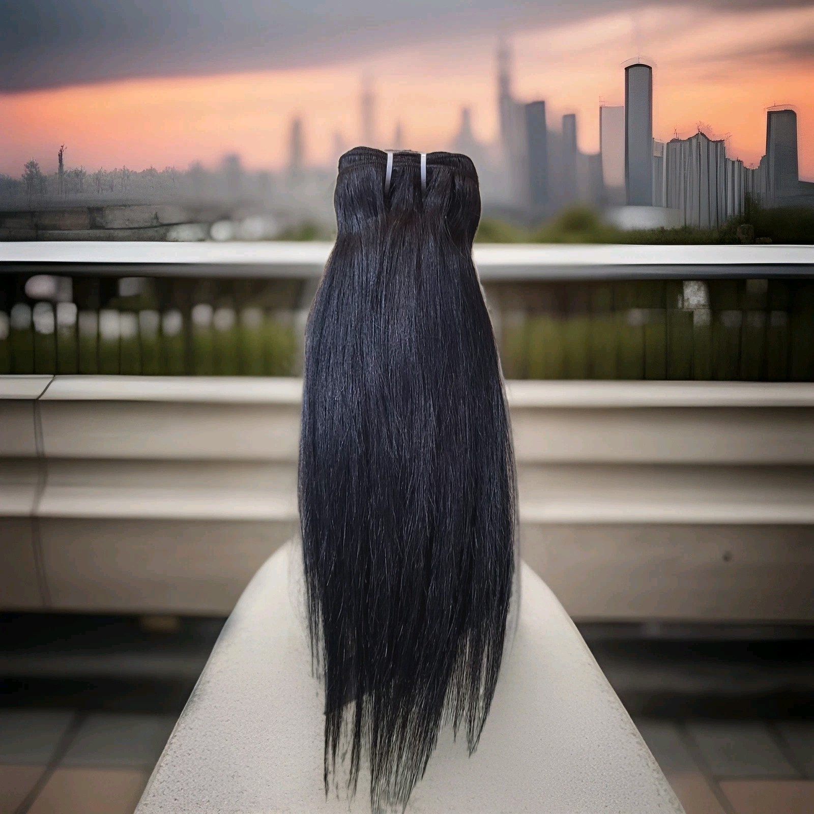 100% Human Hair Bundles Straight 1-pack 100 Grams 12 Inch,black Color.