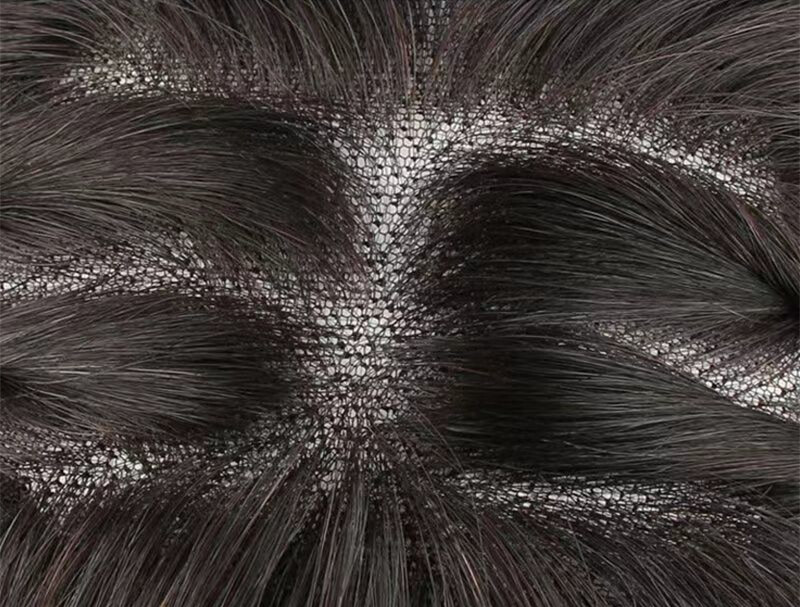 100% Human Hair Toupee Clip in Topper Hairpieces BreathTop Hair Pieces for Women
