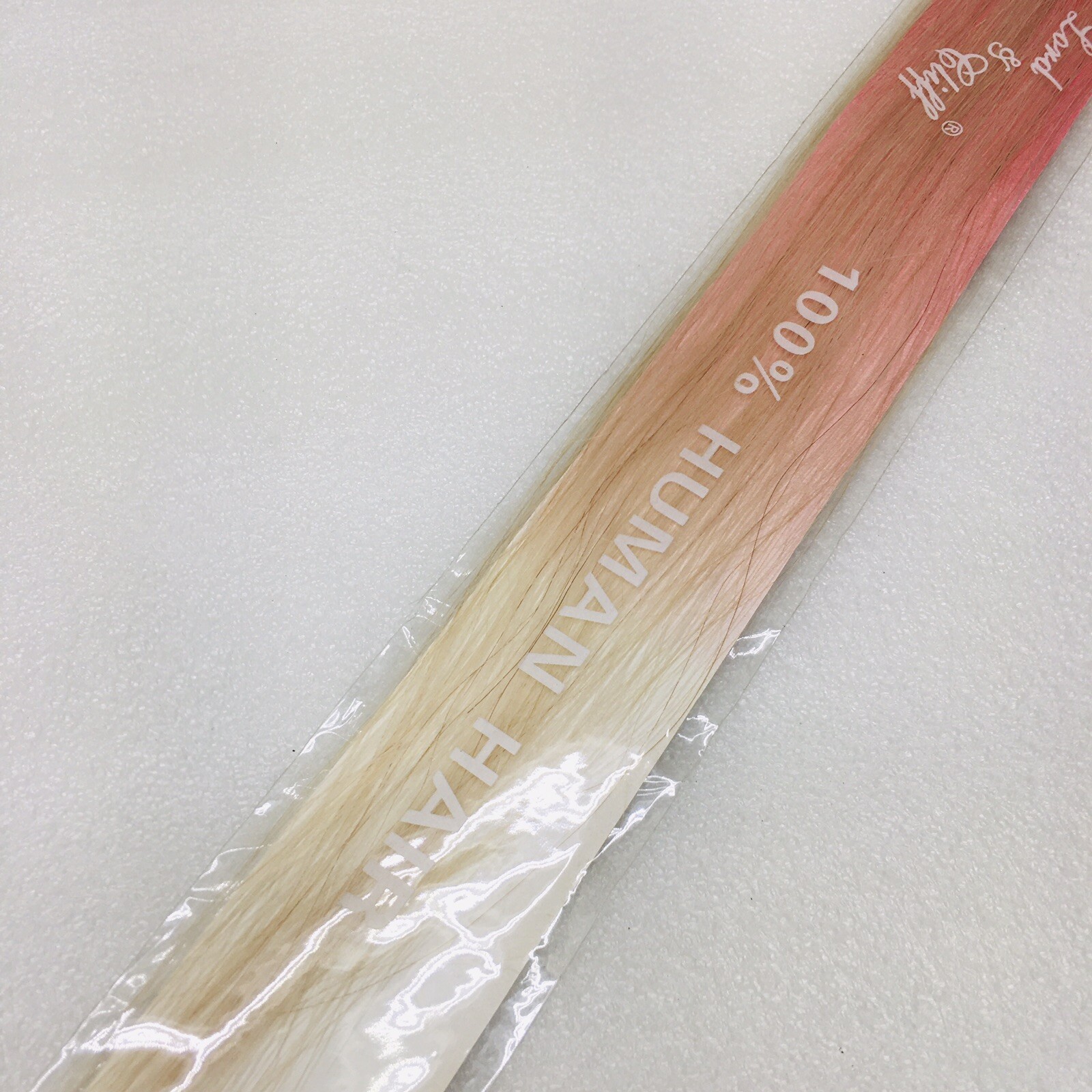 NEW‼ Lord & Cliff Clip On 100% Human Hair Straight BLOND 18″ Extensions