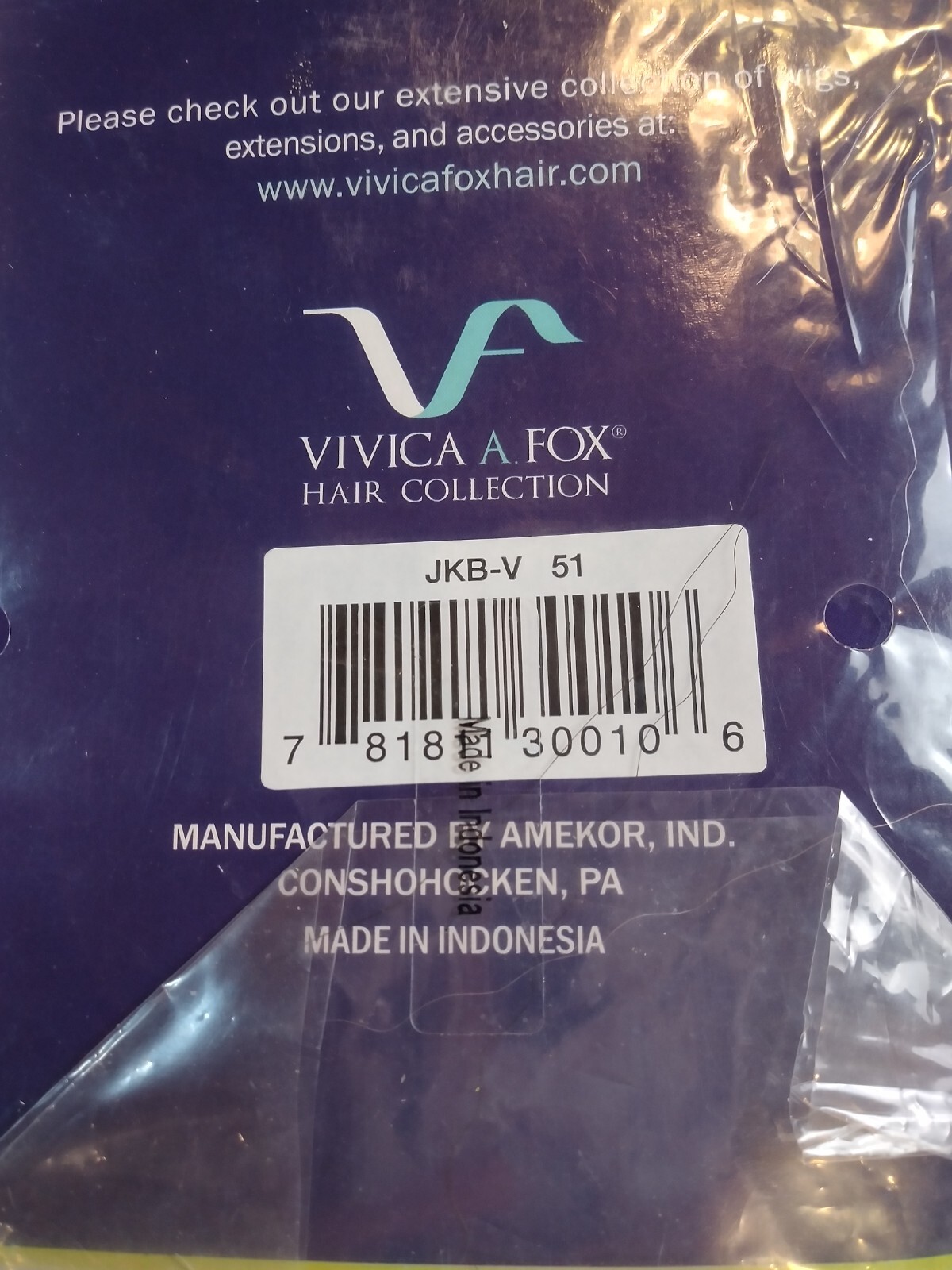 Vivica A. Fox JKB-V Synthetic Fiber, Extension in Color 51