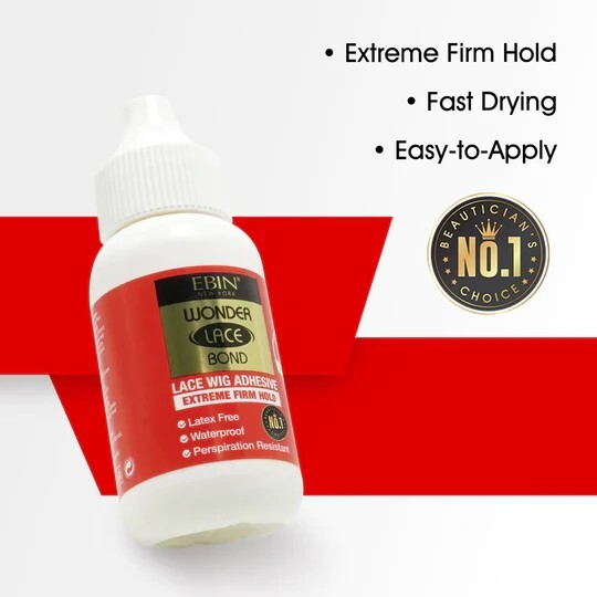 EBIN NEW YORK Wonder Lace Bond Extreme Firm Hold 1.18oz – No Residue.