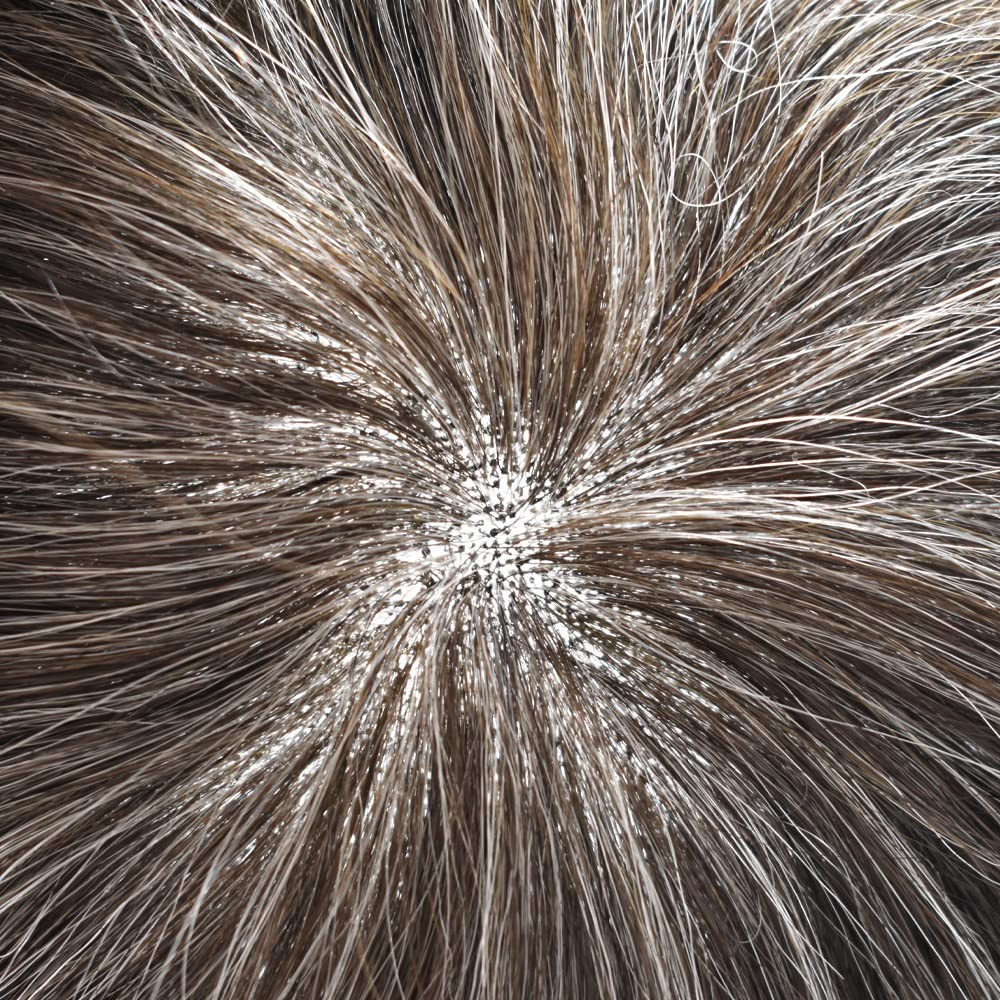 French Lace Front Toupee Human Hairpiece Bleached Knots Natural Hairline