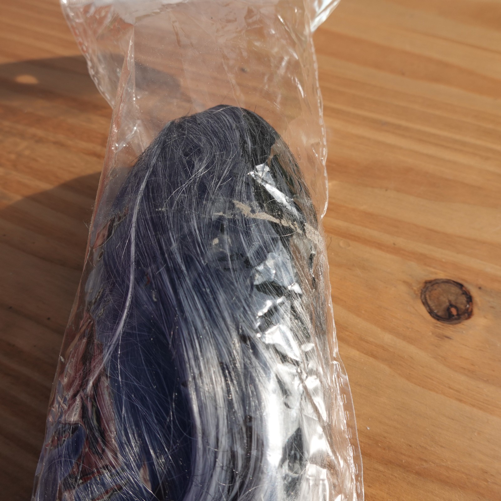 Horse Tail 10″ Black White Ombre Pony Tail? Wig 1BT0906