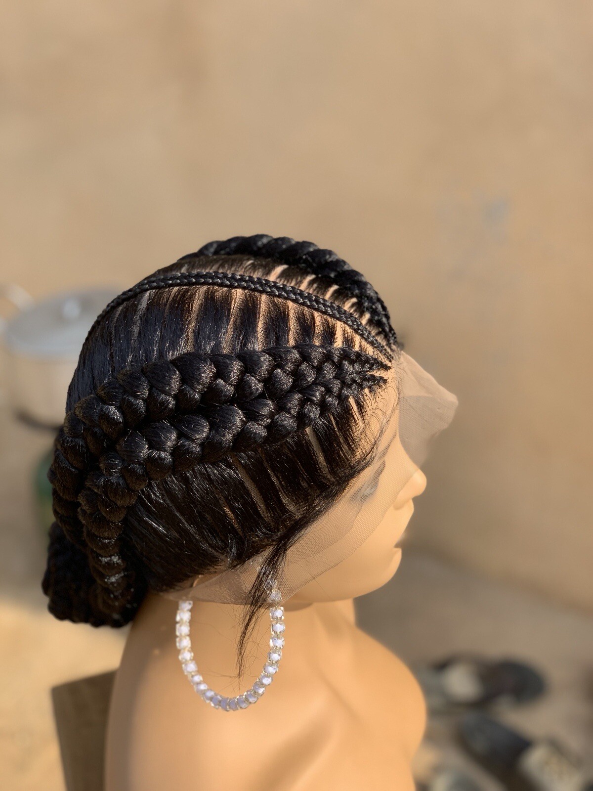 French braids Braided wig,Knotless Box Braids,Frontal braid wig,Braid wig,Stitch