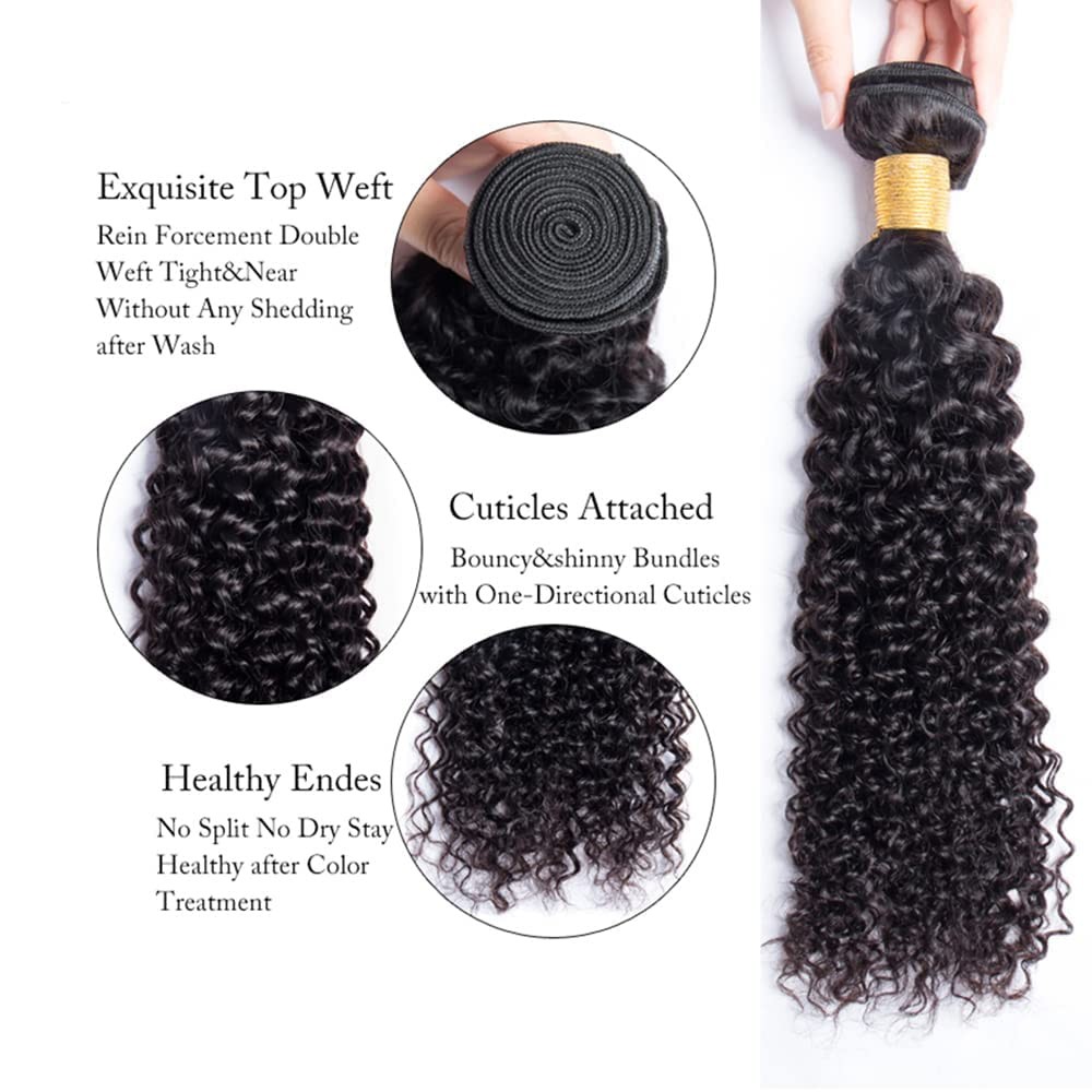 Mamart 26 28 30 Inch Curly Wave Human Hair Bundles Kinky Curly Bundles Hair