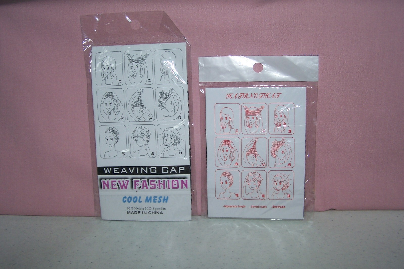 (2) New Fashion Style #JY37037 Cool Mesh Weaving Cap One Size Fits Most NEW Pks.