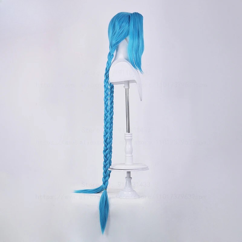 Cosplay Wig Long Braided Cannon Wig Braid Heat Synthetic Hair Anime Wigs+WigCap