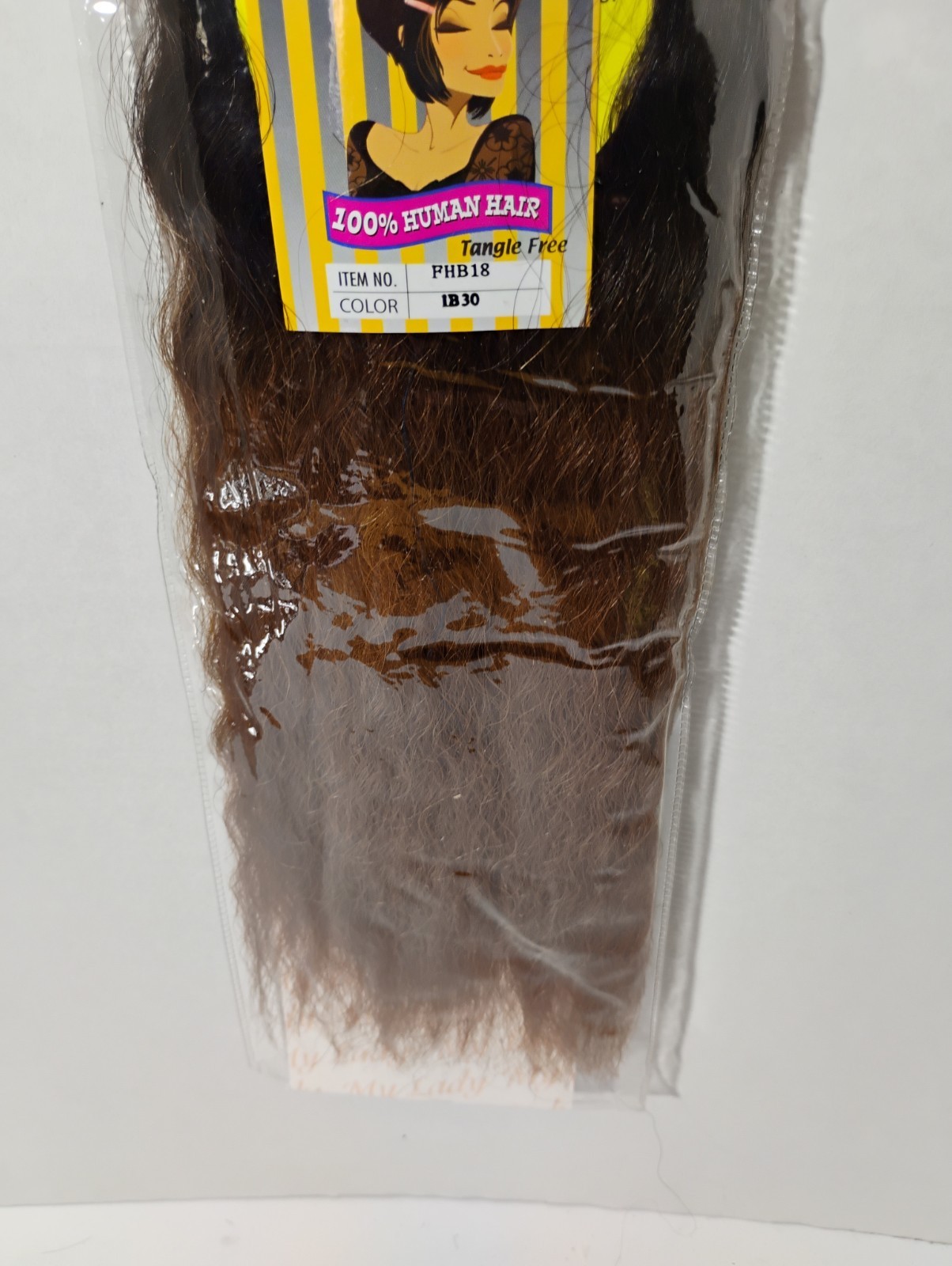 18″ My Lady 100% Human Hair – Bulk Braid/Braiding (4 Shades) -FHB18