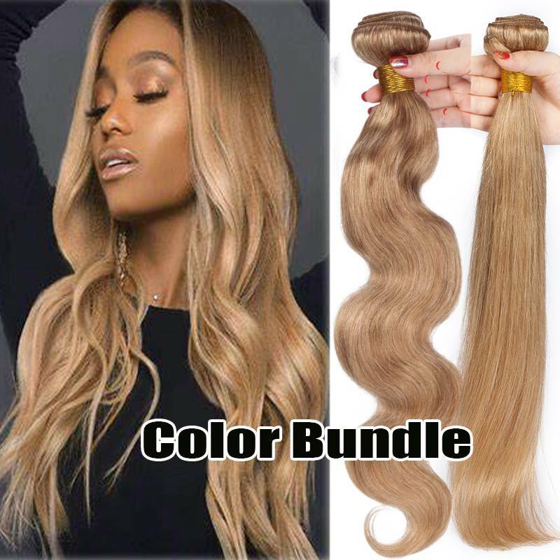 Body Wave COLORED 3Bundles/300G Indian Virgin Human Hair Extensions Wefts 8″-30″