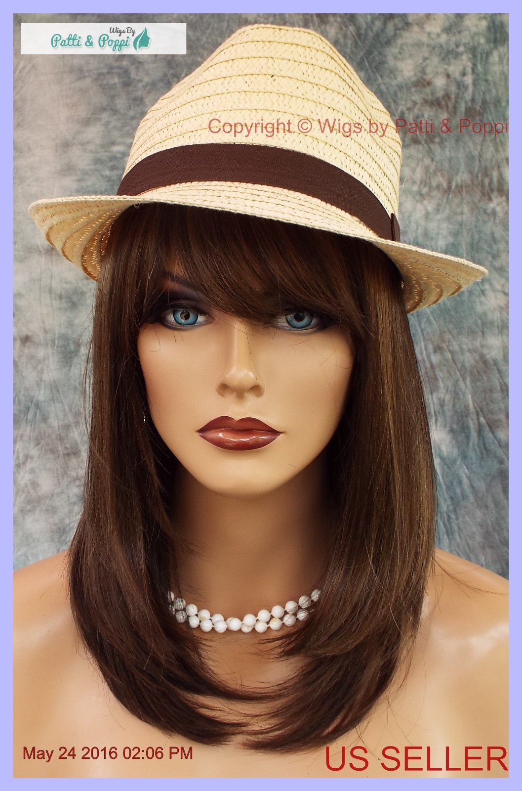 MADISON MONOFILAMENT WIG BY ENVY *MEDIUM BROWN* SEXY SOPHISTICATED STYLE -1