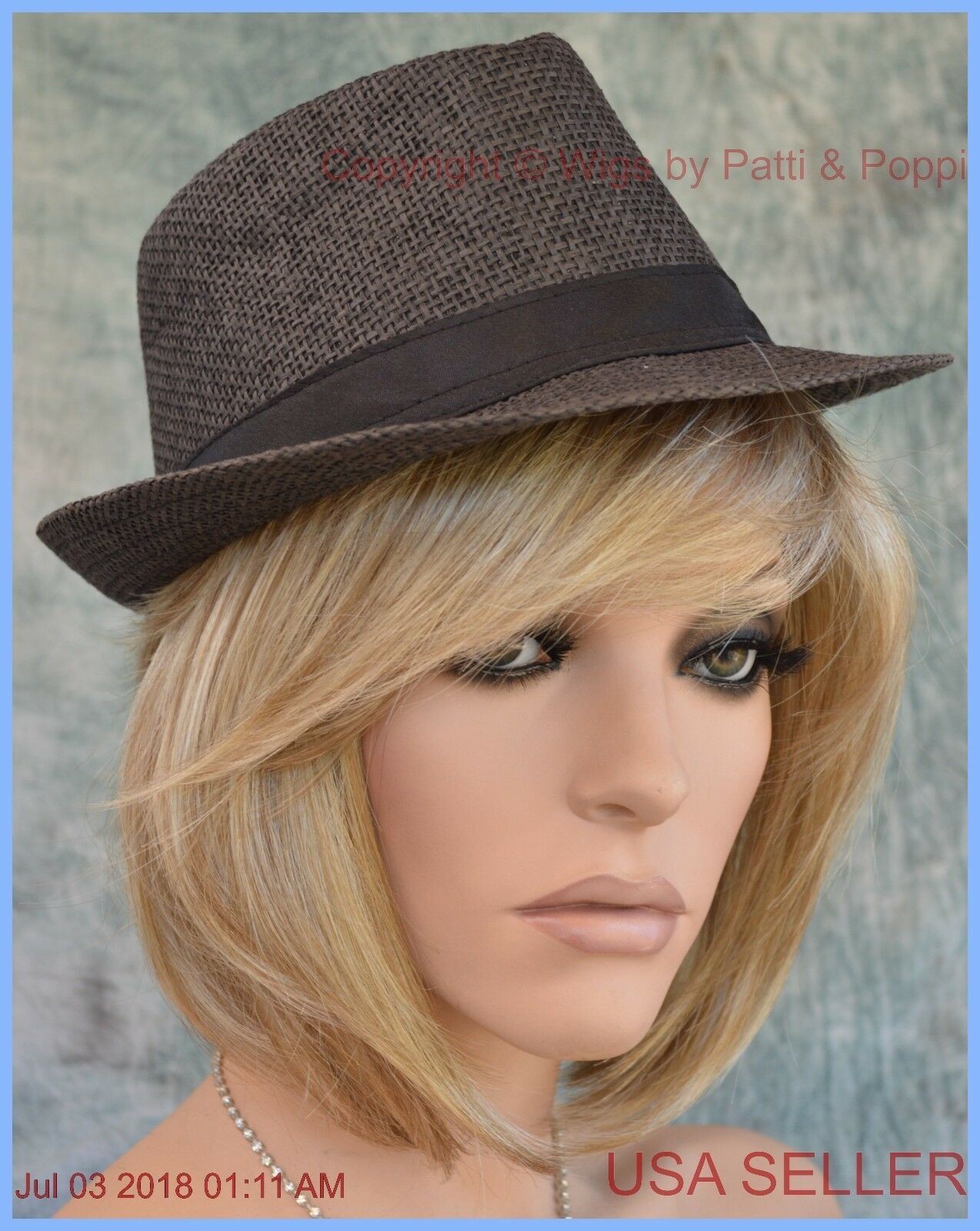 “CAMERON” RENE OF PARIS HI FASHION WIG Creamy Toffee R CLASSY BOB STYLE