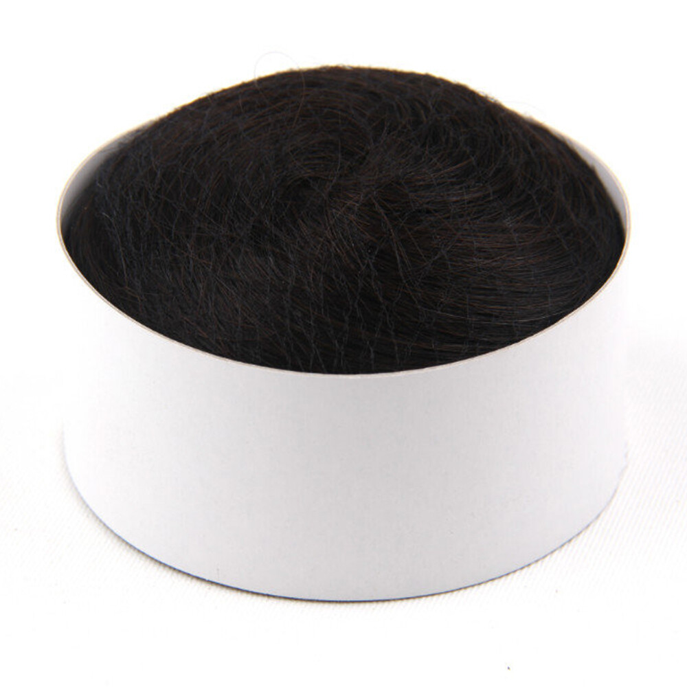 Women Girls Updo Chignon 100% Real Human Hair Bun Clip On Hair Piece Extensions