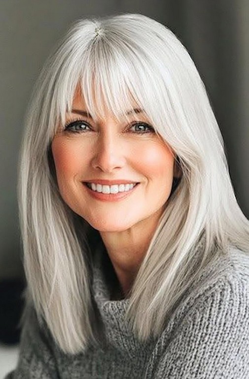 Platinum Blonde 100% Human Hair 13×4 Lace Front Wig for Women Party