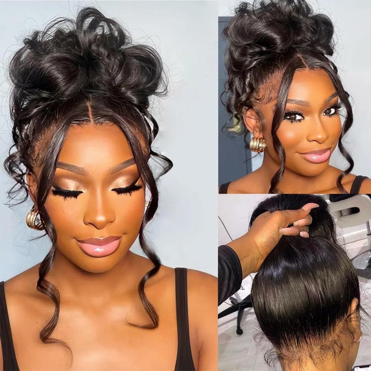 32-Inch Body Wave Lace Front Wig – 220% Density, Pre-Plucked, HD Lace, Human Hai