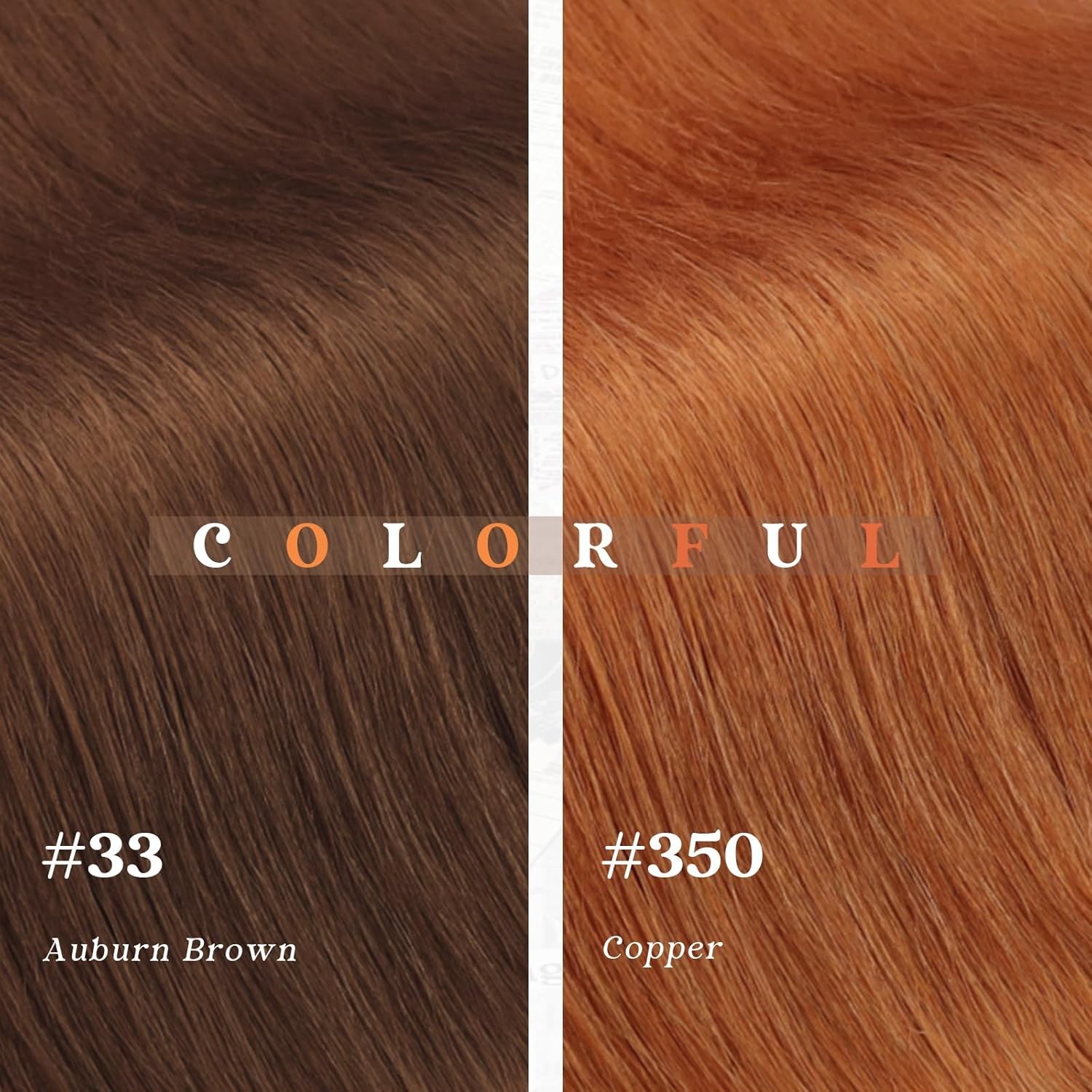 Sunny Hair U-TIP 18in Auburn Brown/Red Hair Extensions – UT_33_18_50G3