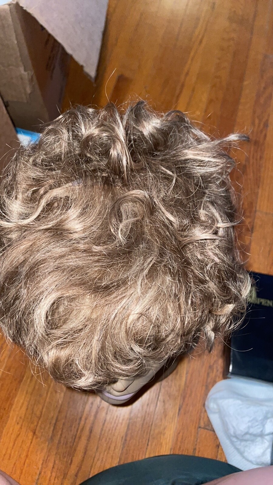 aspen human hair wig was on display but never worn color 10/16 style CH 25/rose