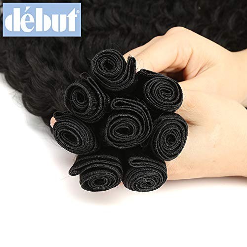 8 Bundles Water Wave Synthetic Hair with Simple Closure – 20 Inch Ombre Brown