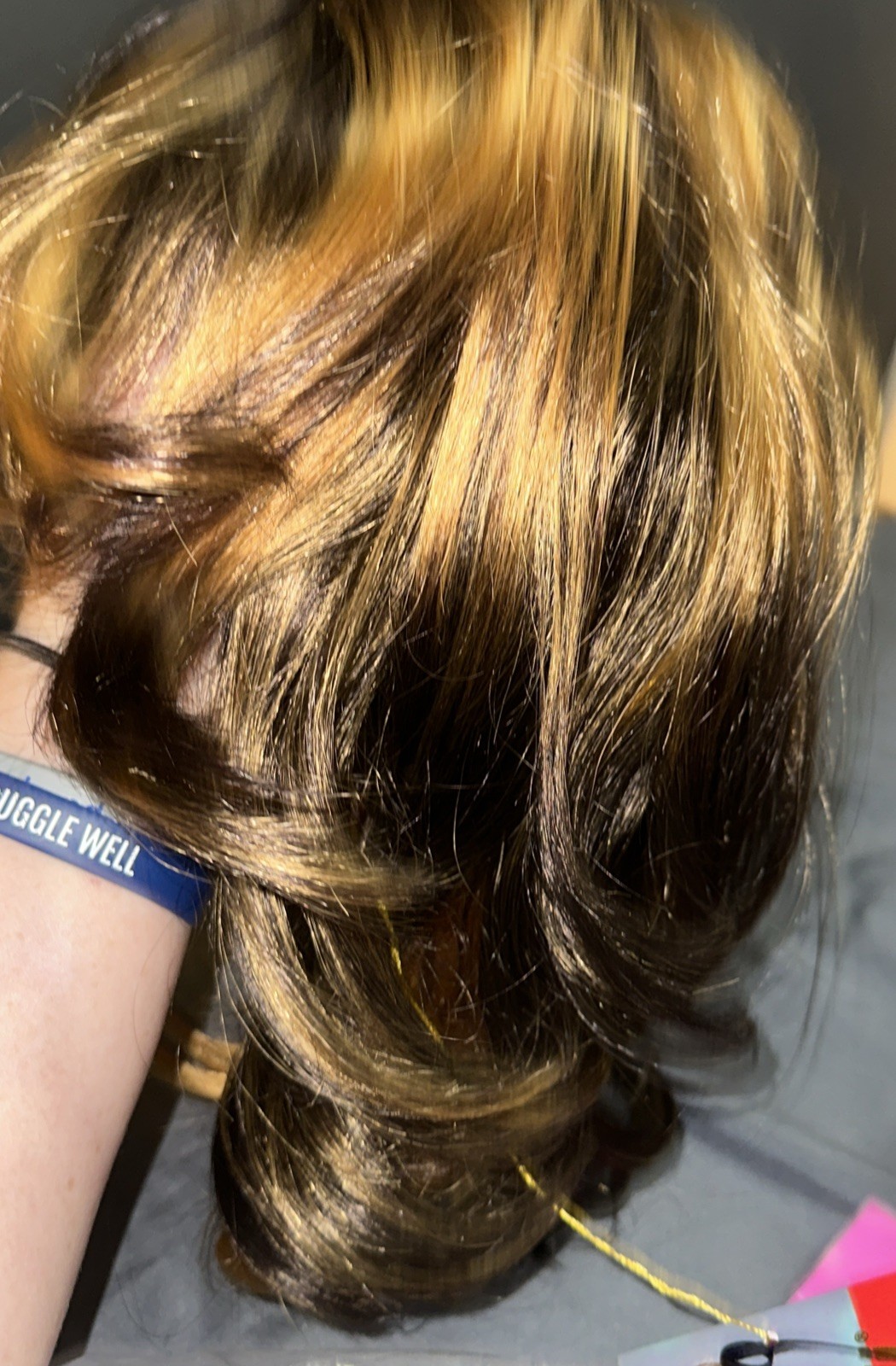 Dena Cali Linsey Wig Multi Color Highlight