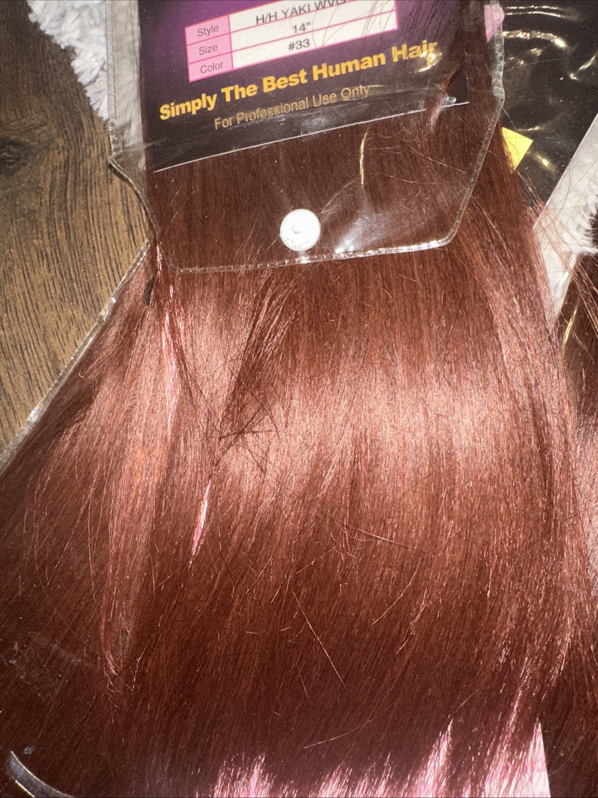 Pink Diamond HH Weaving hair 14” 33 Dark Blond