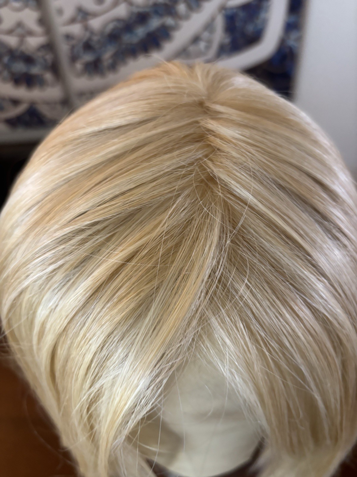Luxury Free Part Estetica Synthetic Heat Safe, Non-Rooted Blonde Mix Wig NEW