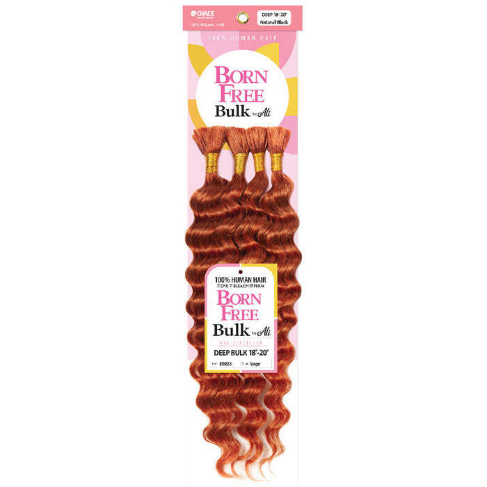 Born Free By Ali 100% Human Hair Braids New – DEEP BULK-18-20″