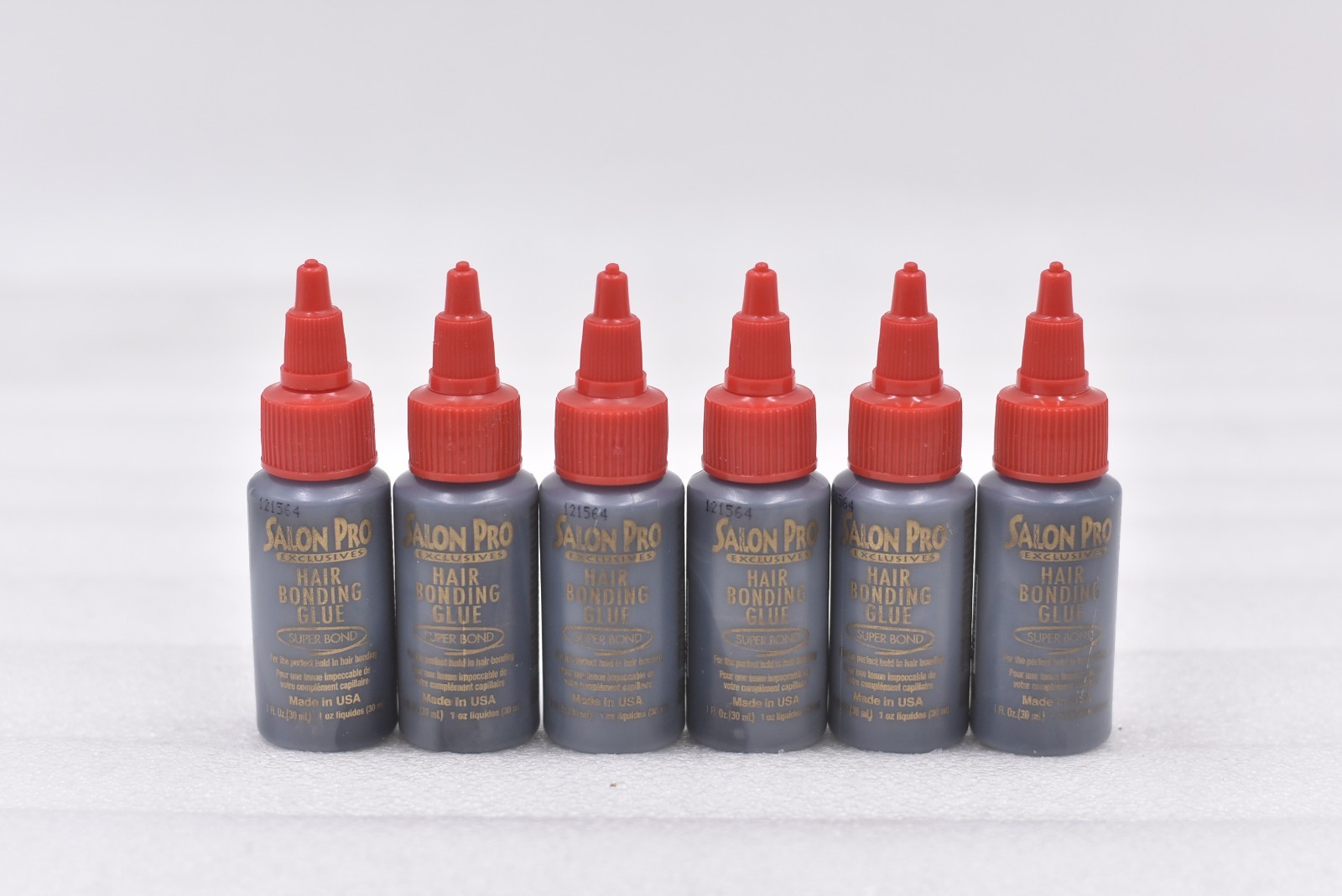 Lot of 6 Salon Pro Exclusive Hair Bonding Glue Super Bond – 1oz