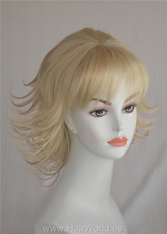 ” Blake ” Drag Queen Cosplay Wig Layered Flip W Bangs Cross Dresser DISCONTINUED