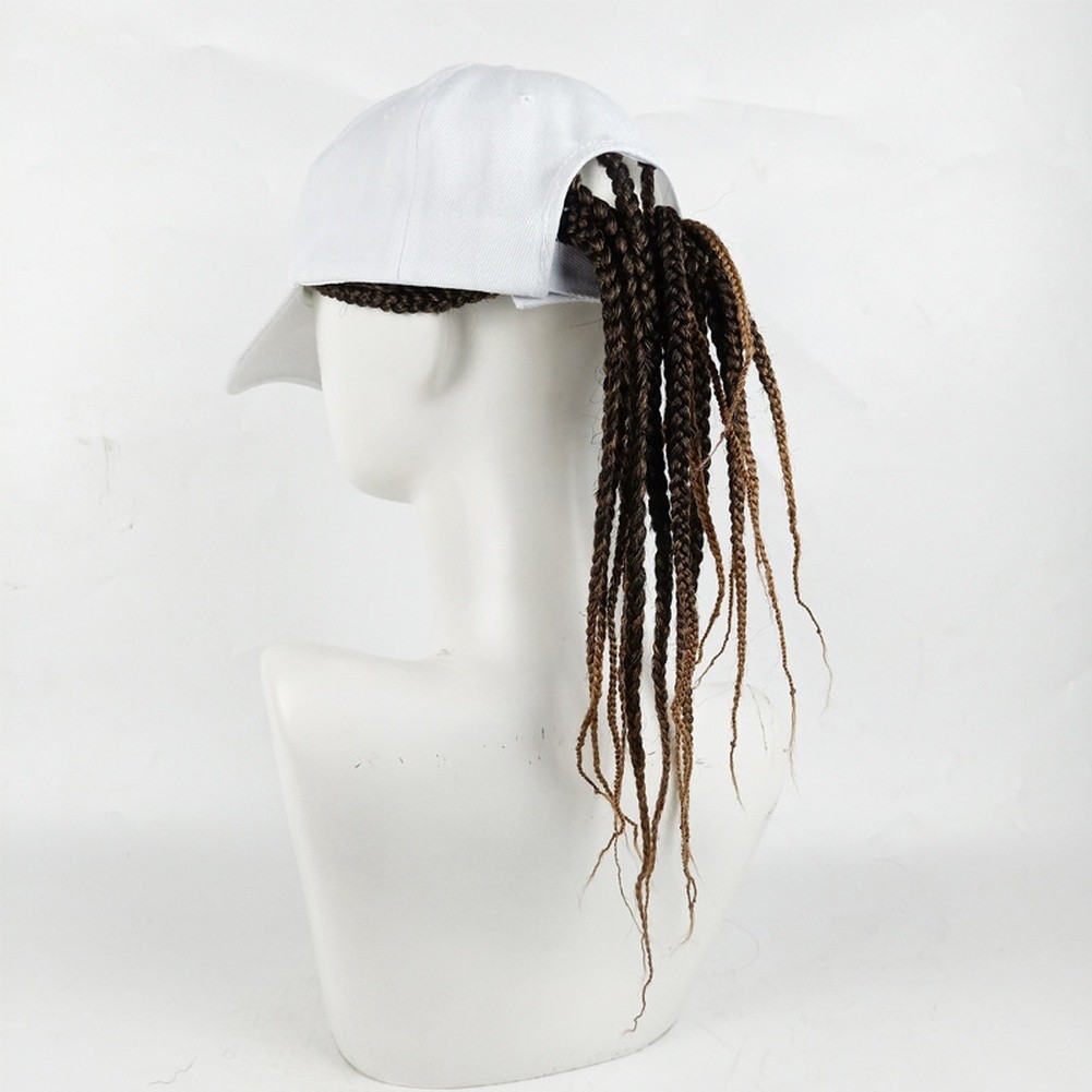 Adjustable FOR BRAIDED Dreadlock Hat – Black White Options for Women and Men