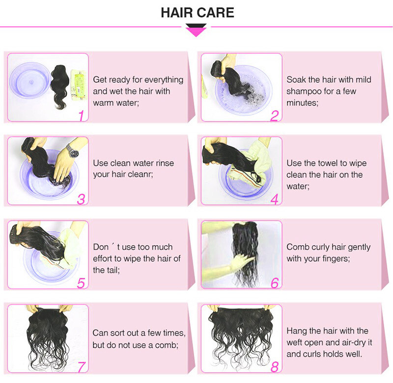 HD 5*5 Lace Closure Malaysian 100% Human Hair Silky Straight Body Wave