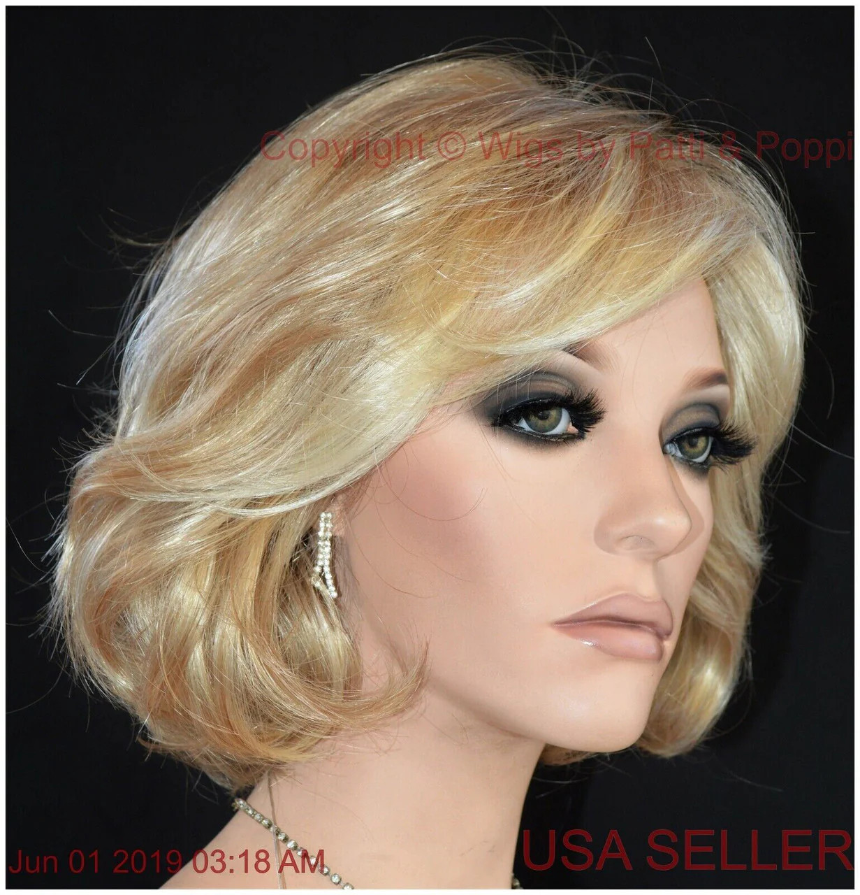 Modern Motif Gabor Wigs GL14-22SS Sandy Blond Lace Front monopart Beachy Waves