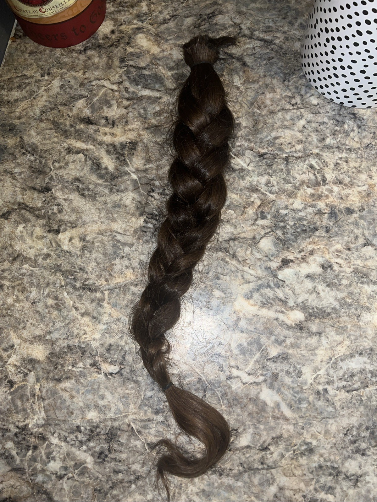 100% Human Hair 21in Curly Virgin Hair
