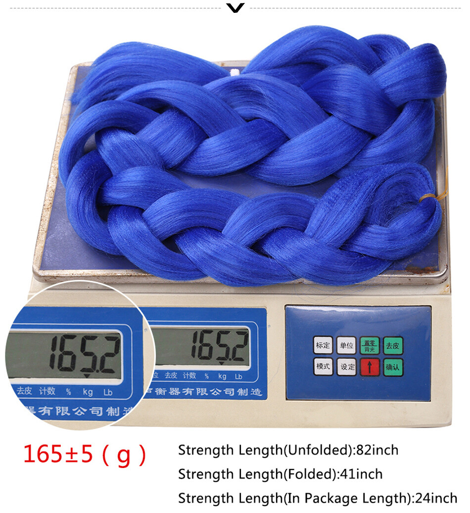 82” Synthetic Kanekalon Jumbo Braids African Box Twist Braiding Hair Extensions