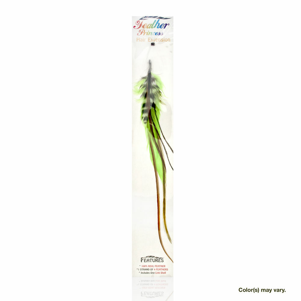 Lord Cliff Feather Fusion Hair Extension Green Brand New