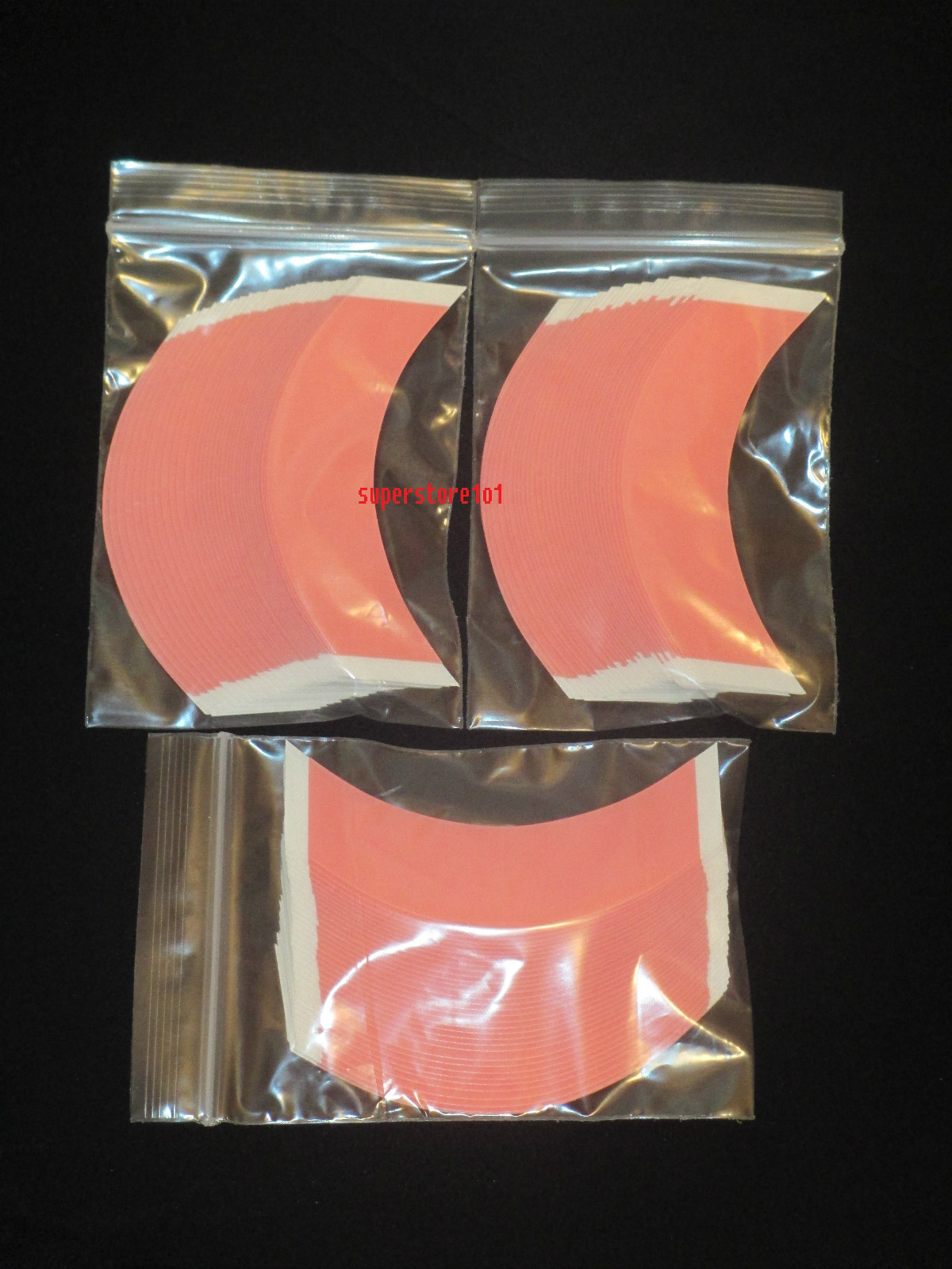Walker “CC” Contour Sensi -Tack Red Liner Tape ( 108 Strips ) ~ Wigs & Toupee.
