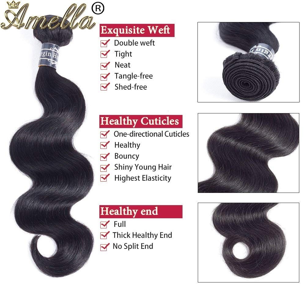 100% Brazilian Human Hair Bundle Pack