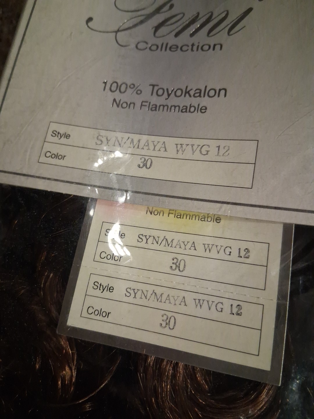 Femi Collection Hair Plus 100% Toyokalon Hair New ExW 12in Color 30 Syn/mayawvg