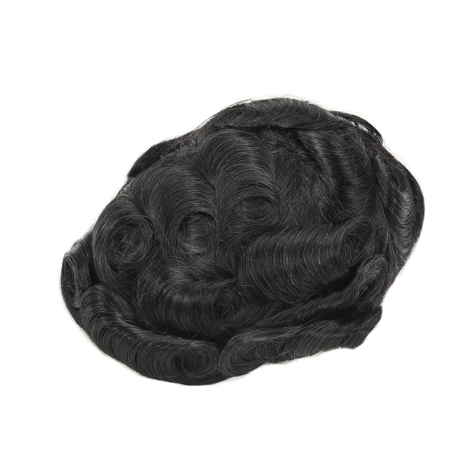 Breathable Men’s Toupee Full French Lace Base | Men’s French Lace Hairpieces