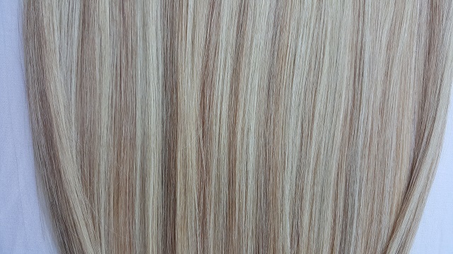 18″ 20″ 100% Human Hair Extensions, Hairband with invisible wire #18/613