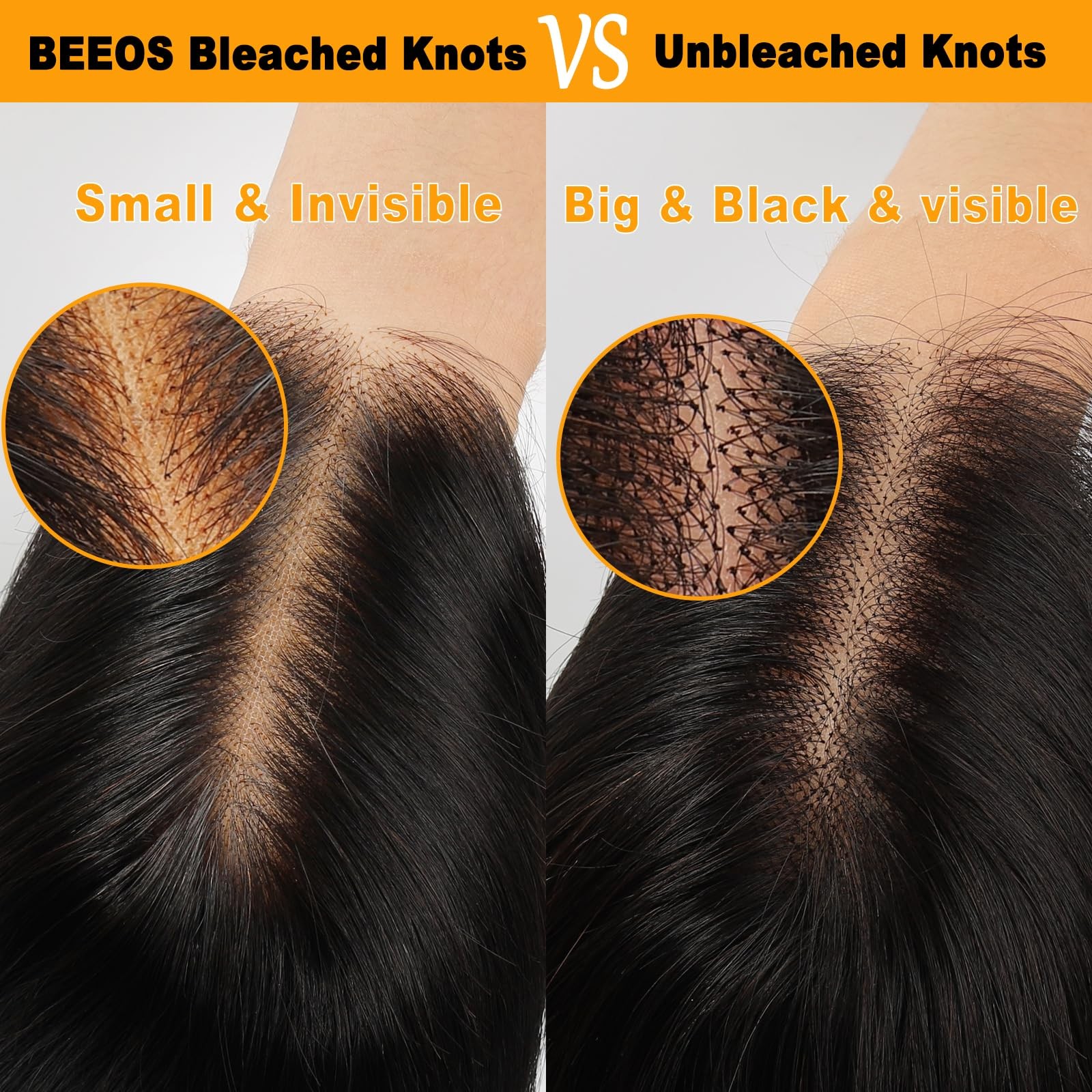 Beeos Skinlike Real Hd Lace Bob Wig 13X4 Full Frontal Pre-Plucked Hairline