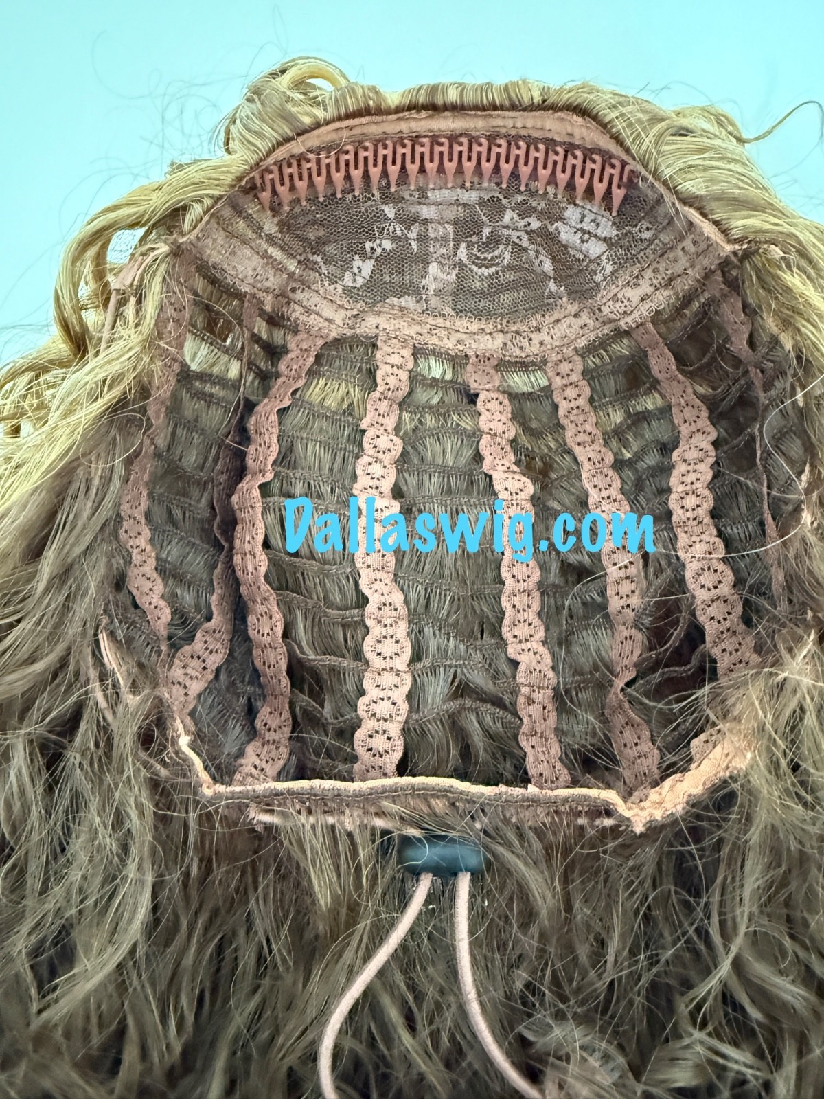 OPEN BOX SALE No Tag 100% Synthetic Hard Curls Half Wig in Brown Honey Mixed