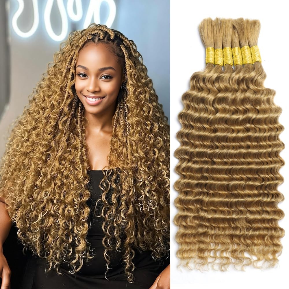 Boho Curls Honey Blonde Braiding Hair 16″ 150g Pack