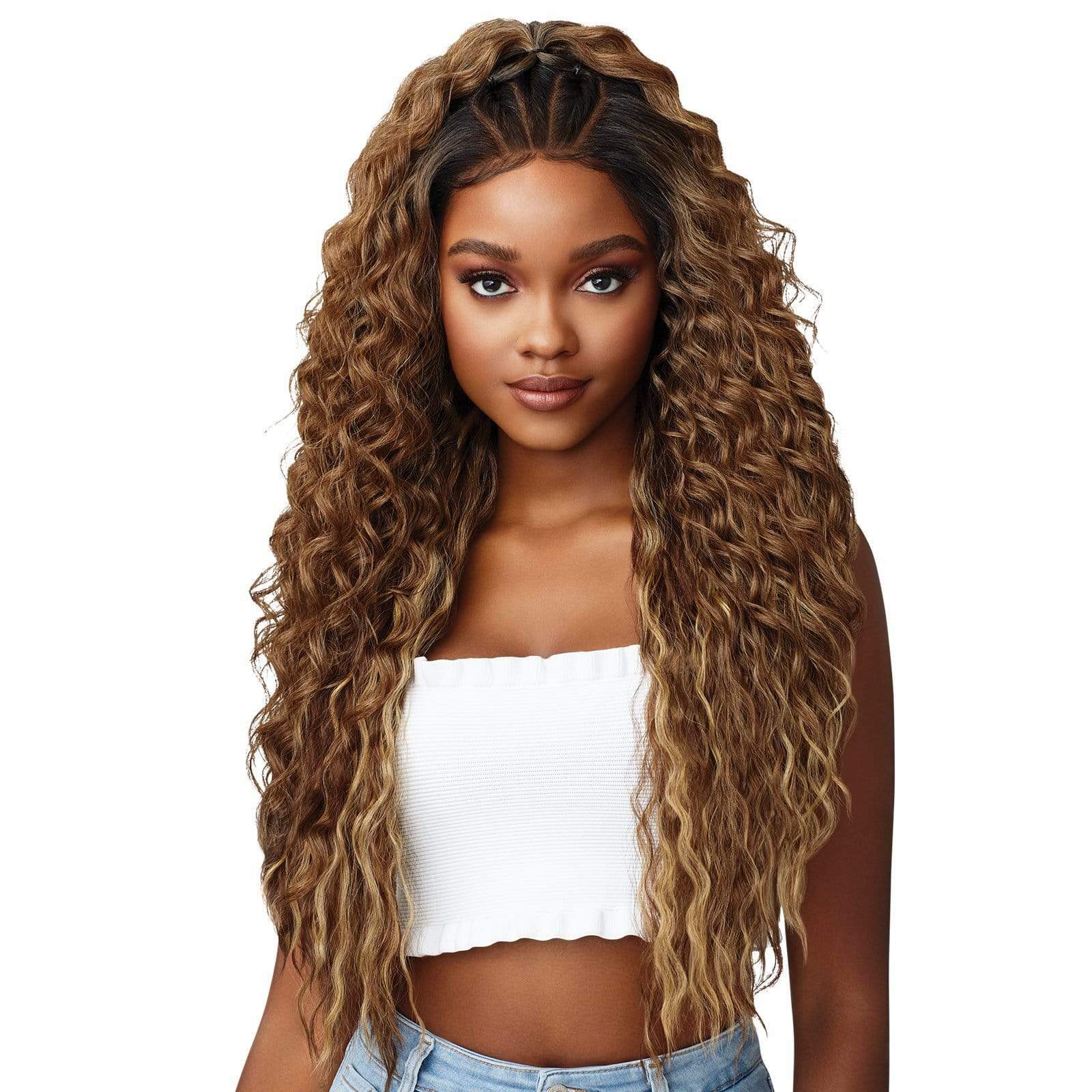 OUTRE PERFECT HAIR LINE SYNTHETIC 13X6 FAUX SCALP LACE FRONT WIG – CHEYENNE