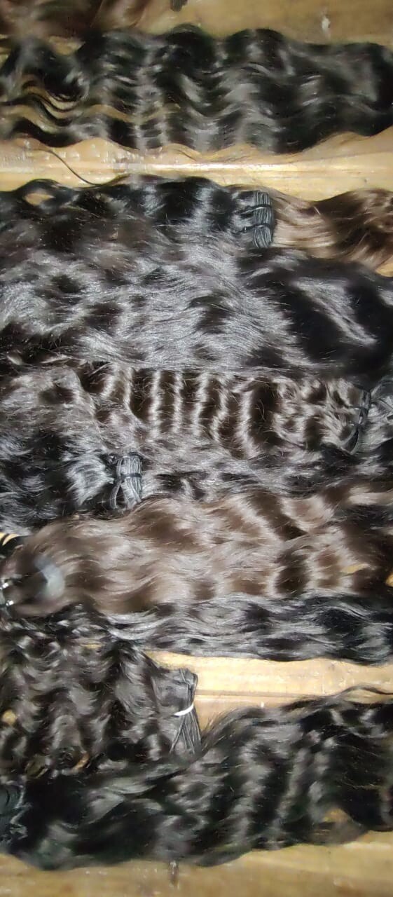 Raw Indian wave hair Bundle ,Temple hair 100% Indian hair,human Hair Extension