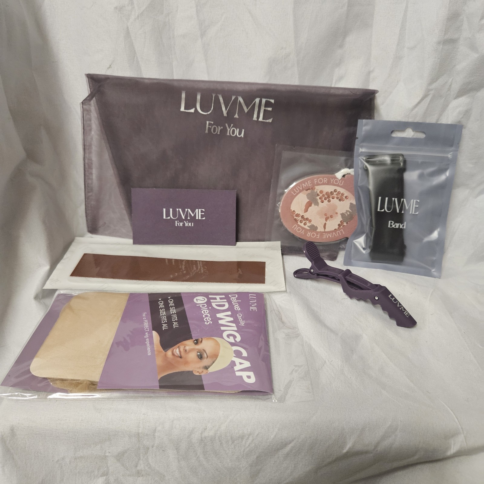 NEW Luvme HD Lace Yaki Straight Bob W/ Bangs 100% Human Hair Heat Resistant Wig
