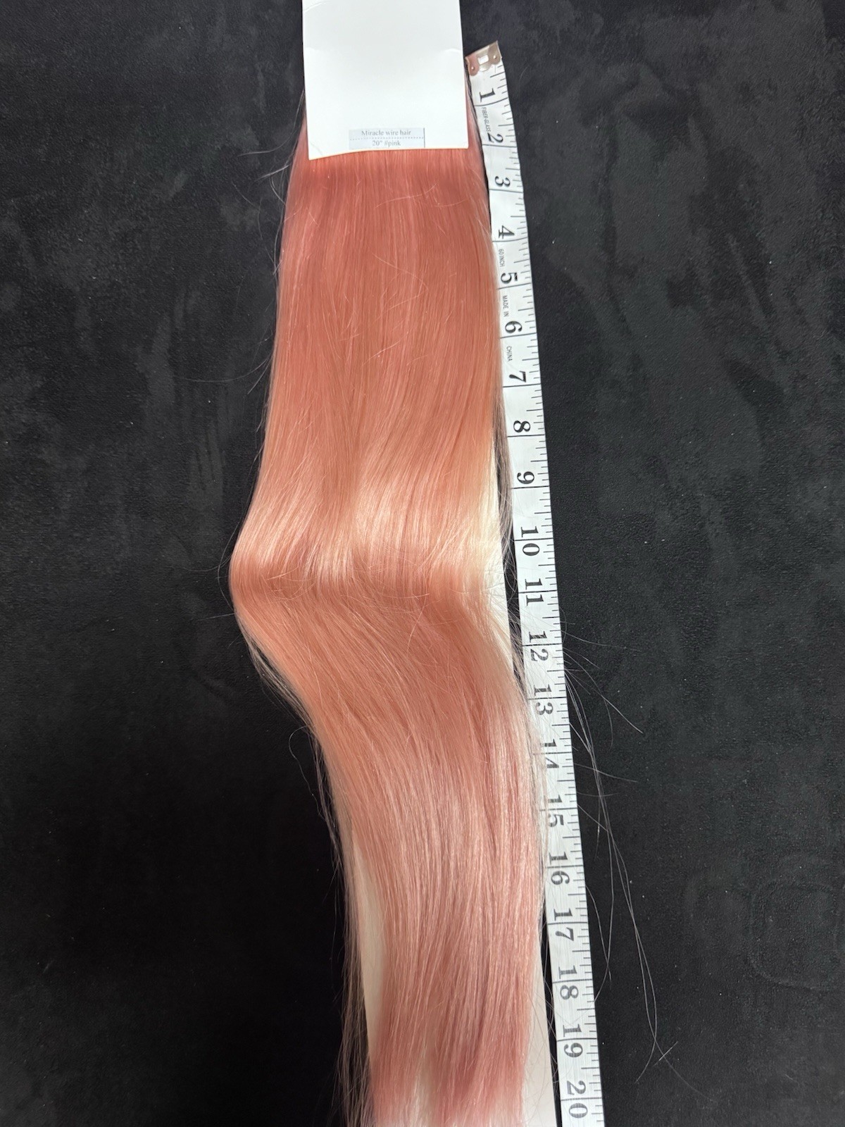 Authentic Gaya Couture 20” Pink Halo Hair Extensions 100% Remy Human Hair