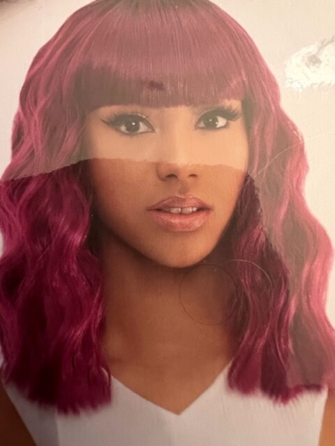 AWESOME Good Hair Day Synthetic Crimp Wig w/Bangs #HB-Sally Color#OM/Red